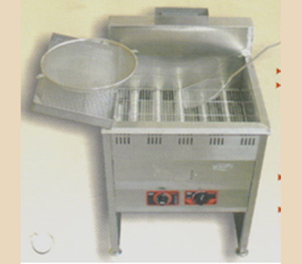 Bếp chiên tách dầu 50L dùng gas